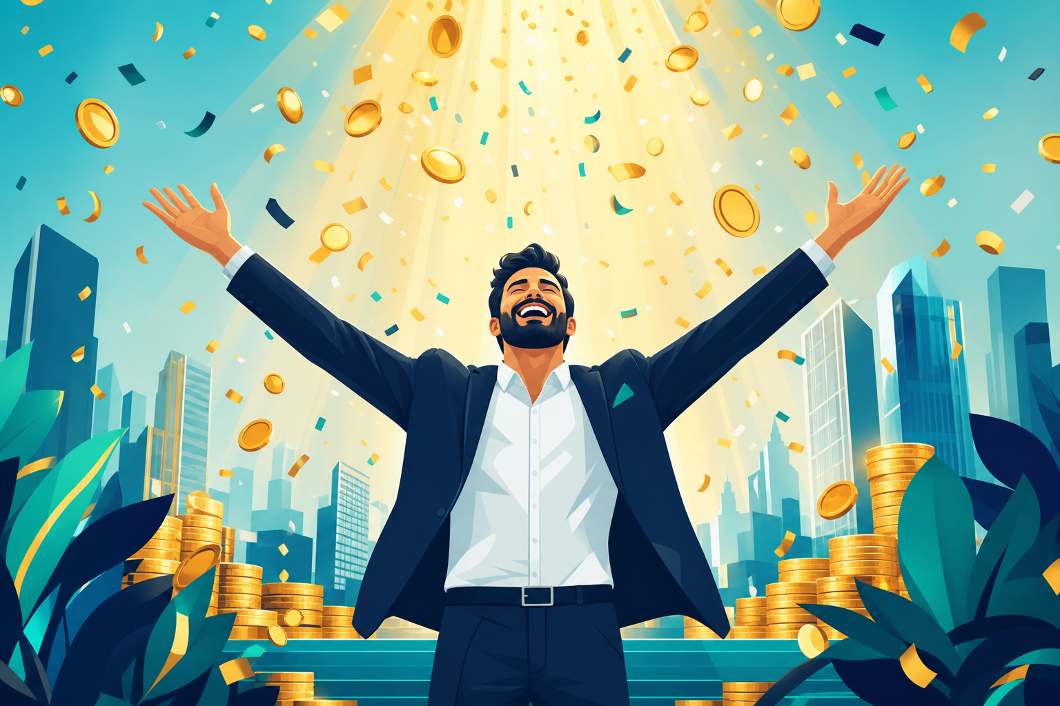 Dream fulfilled — success and prosperity